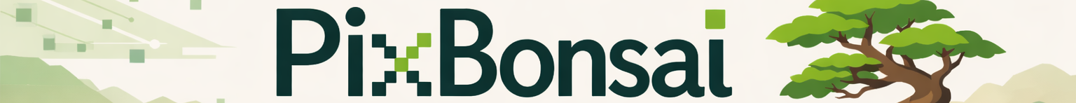 PixBonsai banner in light theme